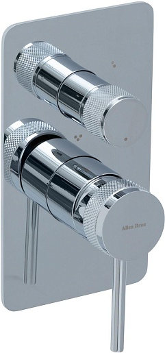 Allen Brau Смеситель для ванны Priority 5.31A11-00 (с внутренней частью, 3 выхода) хром – картинка-7